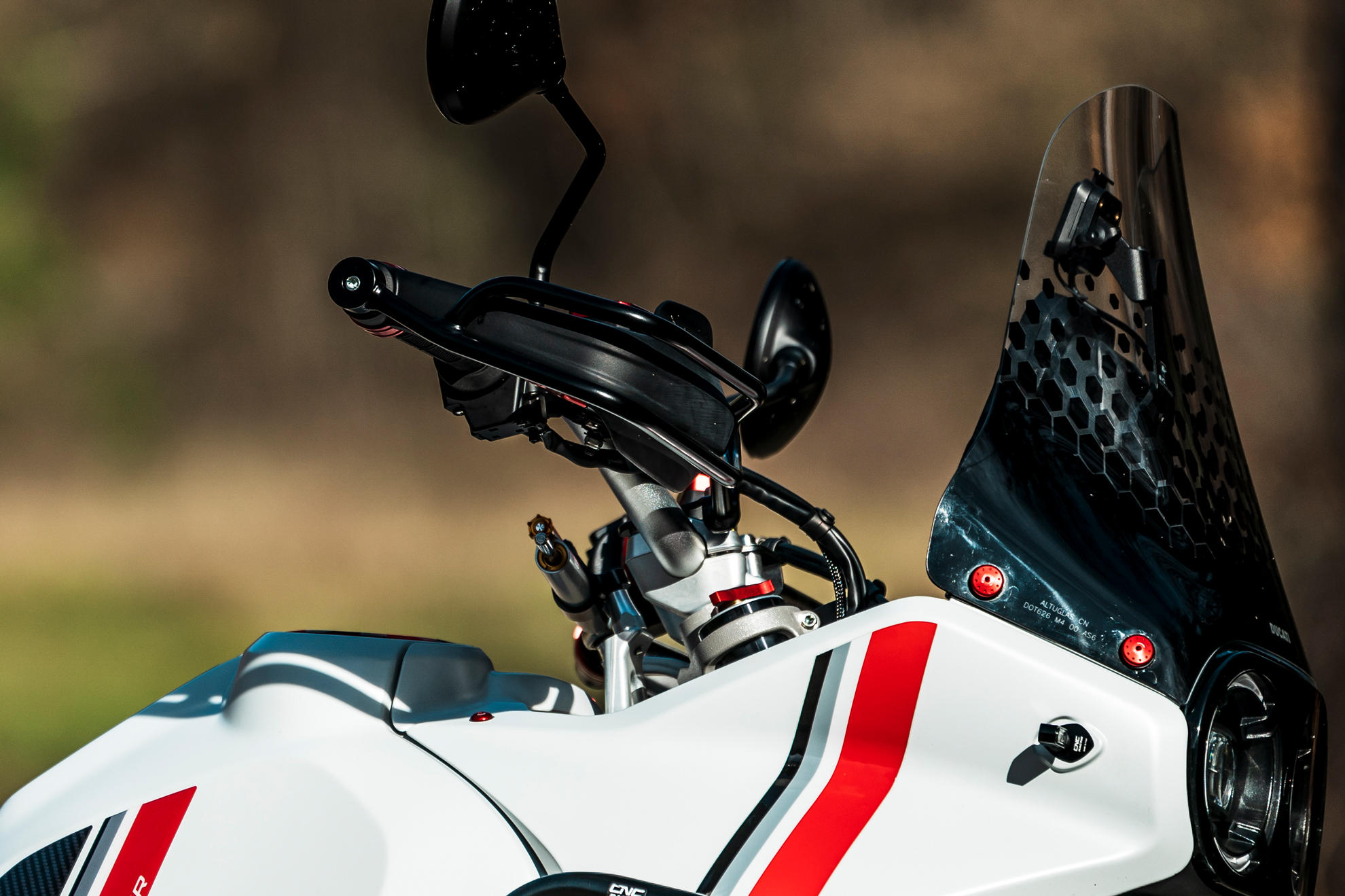 CNC Racing Hand Guards for the Ducati DesertX CNC Racing Hand Guards for the Ducati DesertX